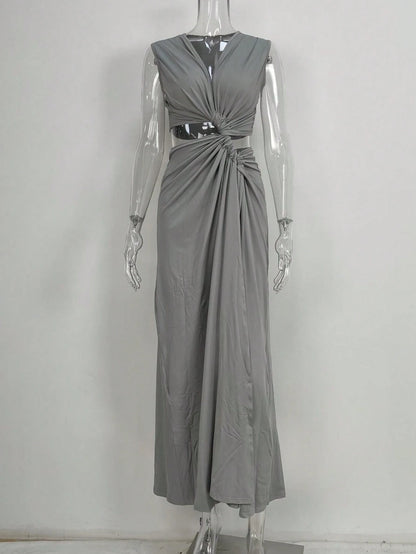 2025 Summer New Fashion Women's Sexy Strapless Slim-Fit Solid Color Sheer Mesh Dress