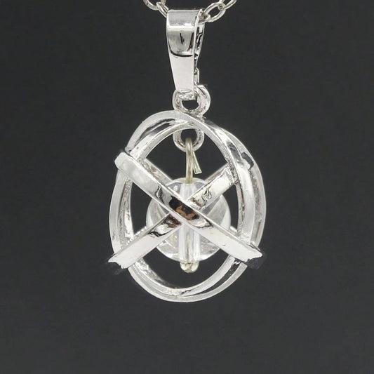2026 Hot-Selling New Geometric Bead Cage Pendant Fashion Accessory