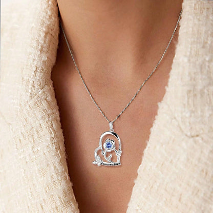 2026 Hot-Selling New S925 Silver Accessories Necklace Women With Flower Heart Pendant