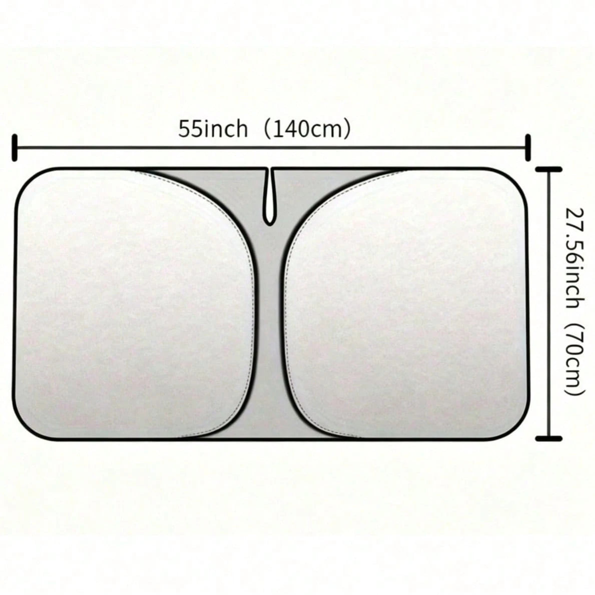 2026 New Car Windshield And Window Sunshade, Windshield Heat Insulation Cover, Titanium Silver Coated Sunshade