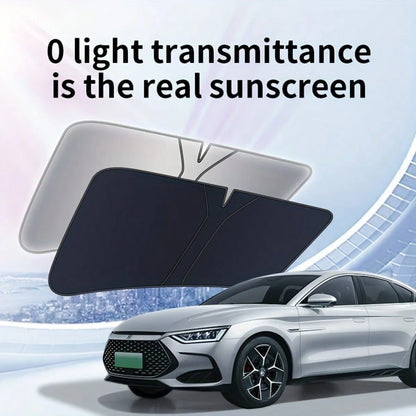 2026 New Car Windshield And Window Sunshade, Windshield Heat Insulation Cover, Titanium Silver Coated Sunshade
