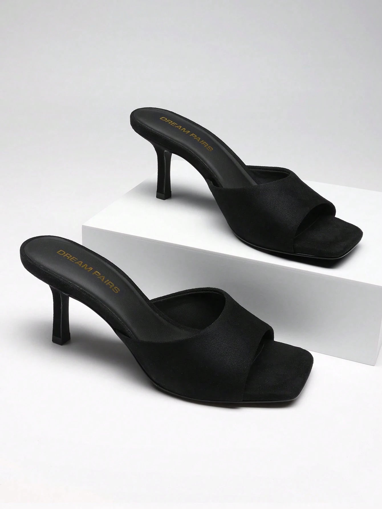 2026 New Summer Style Women Kitten Heel Mule Sandals, Casual Open Toe Slip-On Heeled Sandals For Daily, Dressy & Casual Occasions