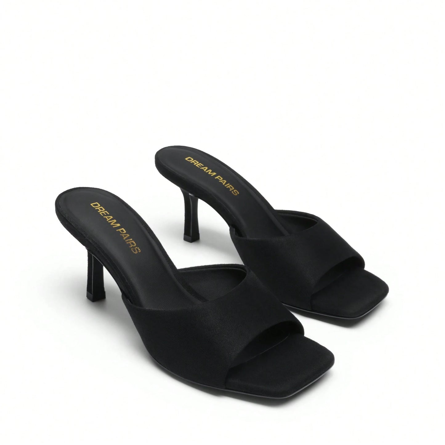 2026 New Summer Style Women Kitten Heel Mule Sandals, Casual Open Toe Slip-On Heeled Sandals For Daily, Dressy & Casual Occasions