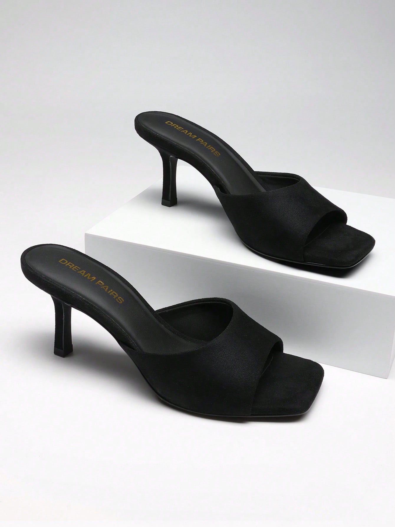 2026 New Summer Style Women Kitten Heel Mule Sandals, Casual Open Toe Slip-On Heeled Sandals For Daily, Dressy & Casual Occasions
