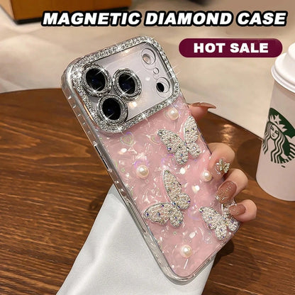2026hot Glitter Phone 17 11 12 13 16 Pro 15 14 16 Plus 17Pro Cute Bling Protector Cover 17 Pro Fundas Para 17 Pro Anime Phone Cases 18 Cases