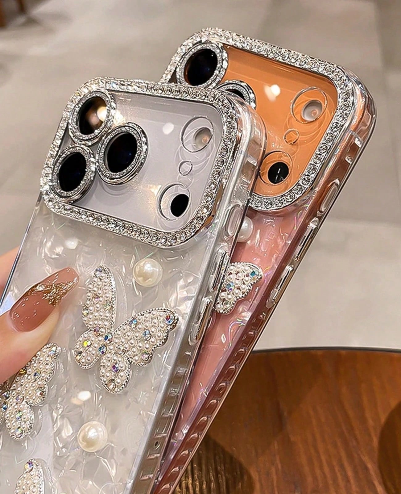 2026hot Glitter Phone 17 11 12 13 16 Pro 15 14 16 Plus 17Pro Cute Bling Protector Cover 17 Pro Fundas Para 17 Pro Anime Phone Cases 18 Cases