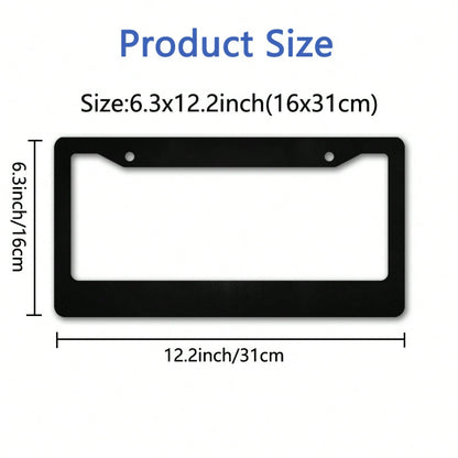2D Metal License Plate Frame Cover Gothic Abstract Cloud Front License Plate Frame Cover Car Exterior Accessories 1 Piece,12.2x6.3in,Acesorios Para Carro,Accesorios Para Moto,Car Picks,Valentine's Day