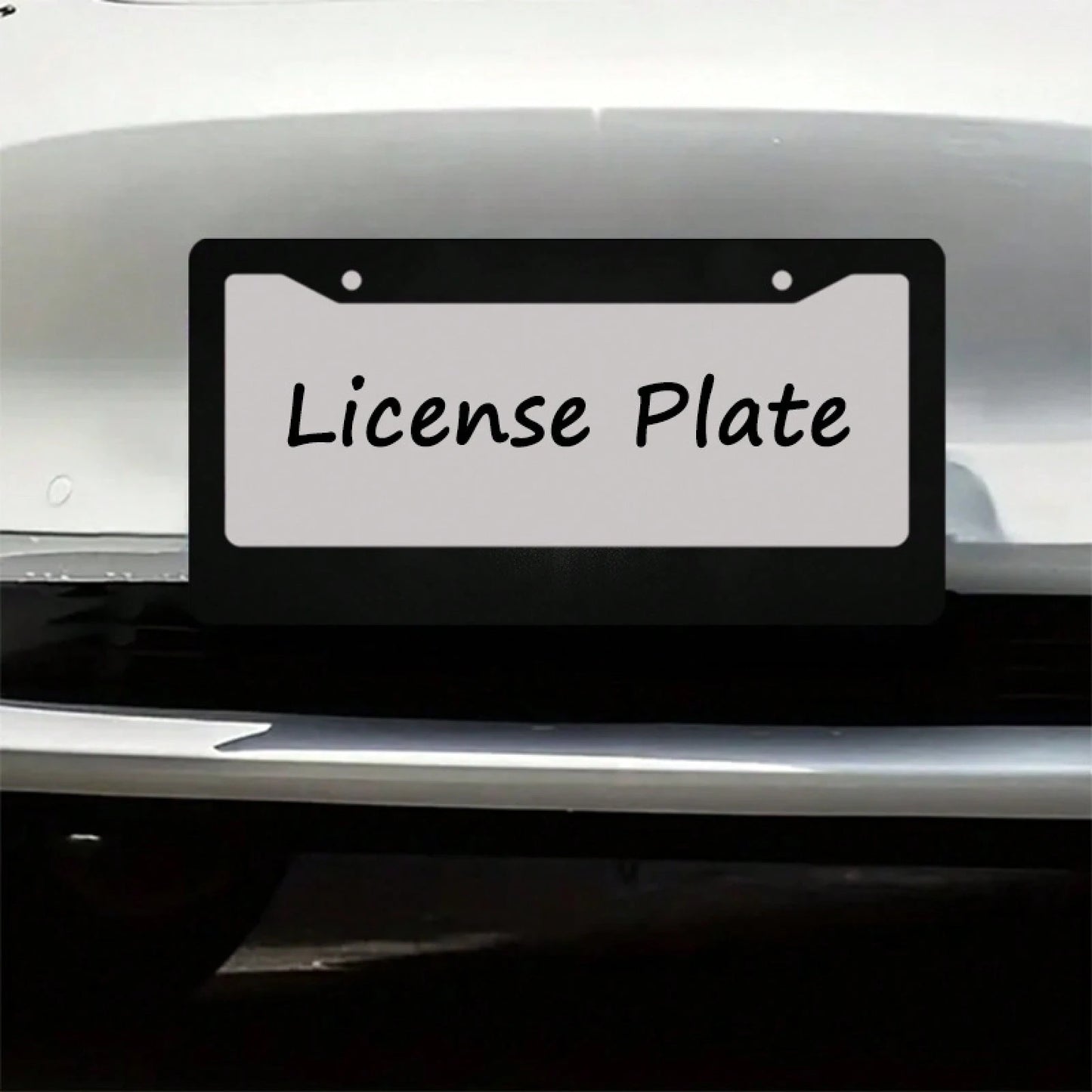 2D Metal License Plate Frame Cover Gothic Abstract Cloud Front License Plate Frame Cover Car Exterior Accessories 1 Piece,12.2x6.3in,Acesorios Para Carro,Accesorios Para Moto,Car Picks,Valentine's Day