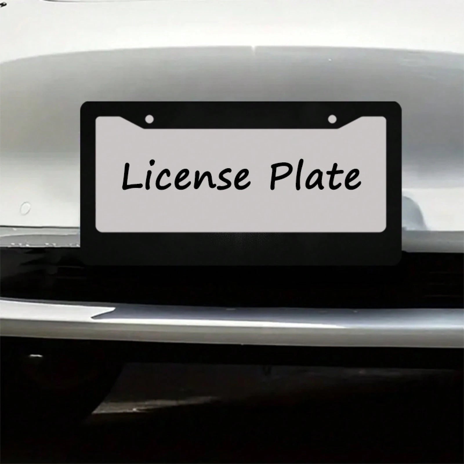 2D Metal License Plate Frame Cover Gothic Abstract Cloud Front License Plate Frame Cover Car Exterior Accessories 1 Piece,12.2x6.3in,Acesorios Para Carro,Accesorios Para Moto,Car Picks,Valentine's Day