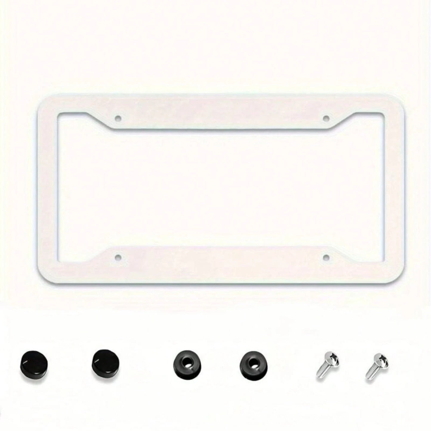 2D, Zebra Pattern Decorative License Plate Frame, 12X 6inch, Animal Pattern Aluminum License Plate Protective Frame, Suitable For Standard License Plates, Front And Rear License Plate Decorative Cover