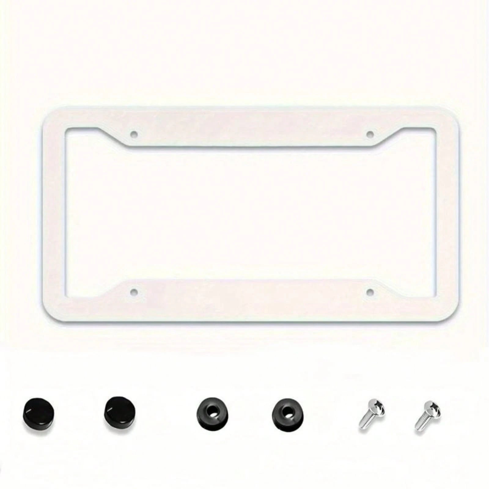 2D, Zebra Pattern Decorative License Plate Frame, 12X 6inch, Animal Pattern Aluminum License Plate Protective Frame, Suitable For Standard License Plates, Front And Rear License Plate Decorative Cover