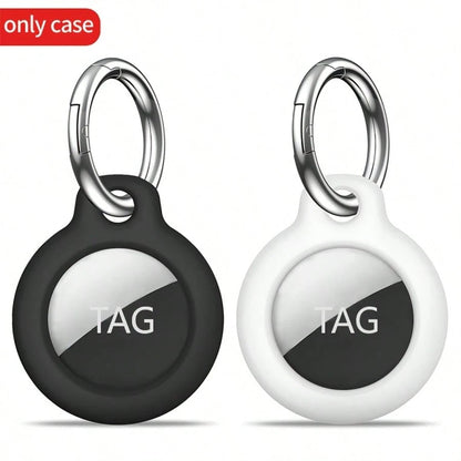 2pcs AirTag Protective Case- AirTag Protective Case With Keychain, AirTag Protective Shell Anti-Scratch Keychain, Accessories For AirTag GPS Item Finder Tracker