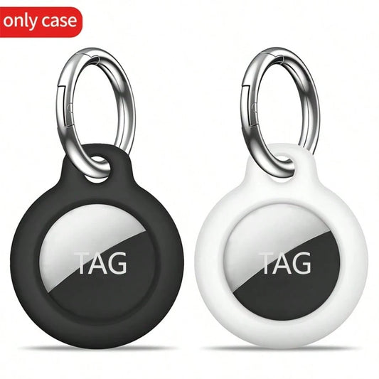 2pcs AirTag Protective Case- AirTag Protective Case With Keychain, AirTag Protective Shell Anti-Scratch Keychain, Accessories For AirTag GPS Item Finder Tracker