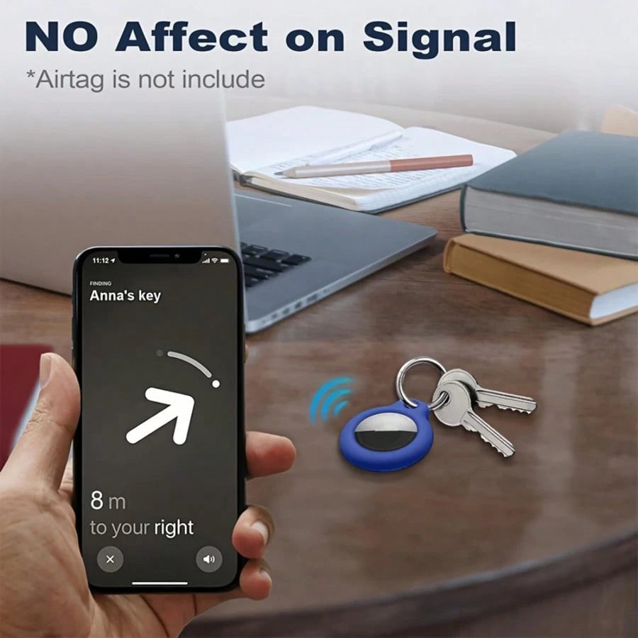 2pcs AirTag Protective Case- AirTag Protective Case With Keychain, AirTag Protective Shell Anti-Scratch Keychain, Accessories For AirTag GPS Item Finder Tracker