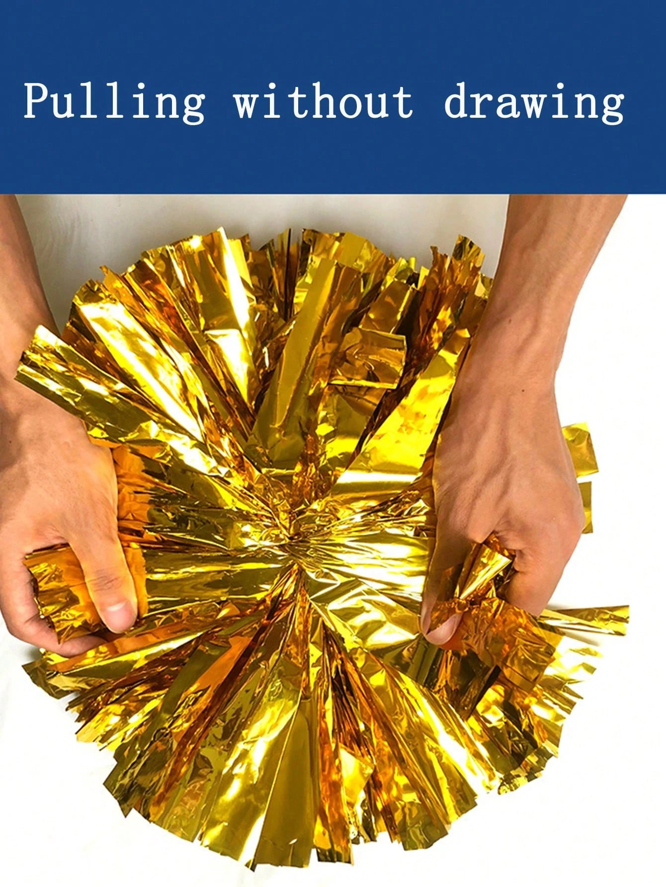 2pcs Cheerleading Pom Poms, Dance Pom Poms For Square Dance, School Sports Competitions, Rallying Exercises And Performances