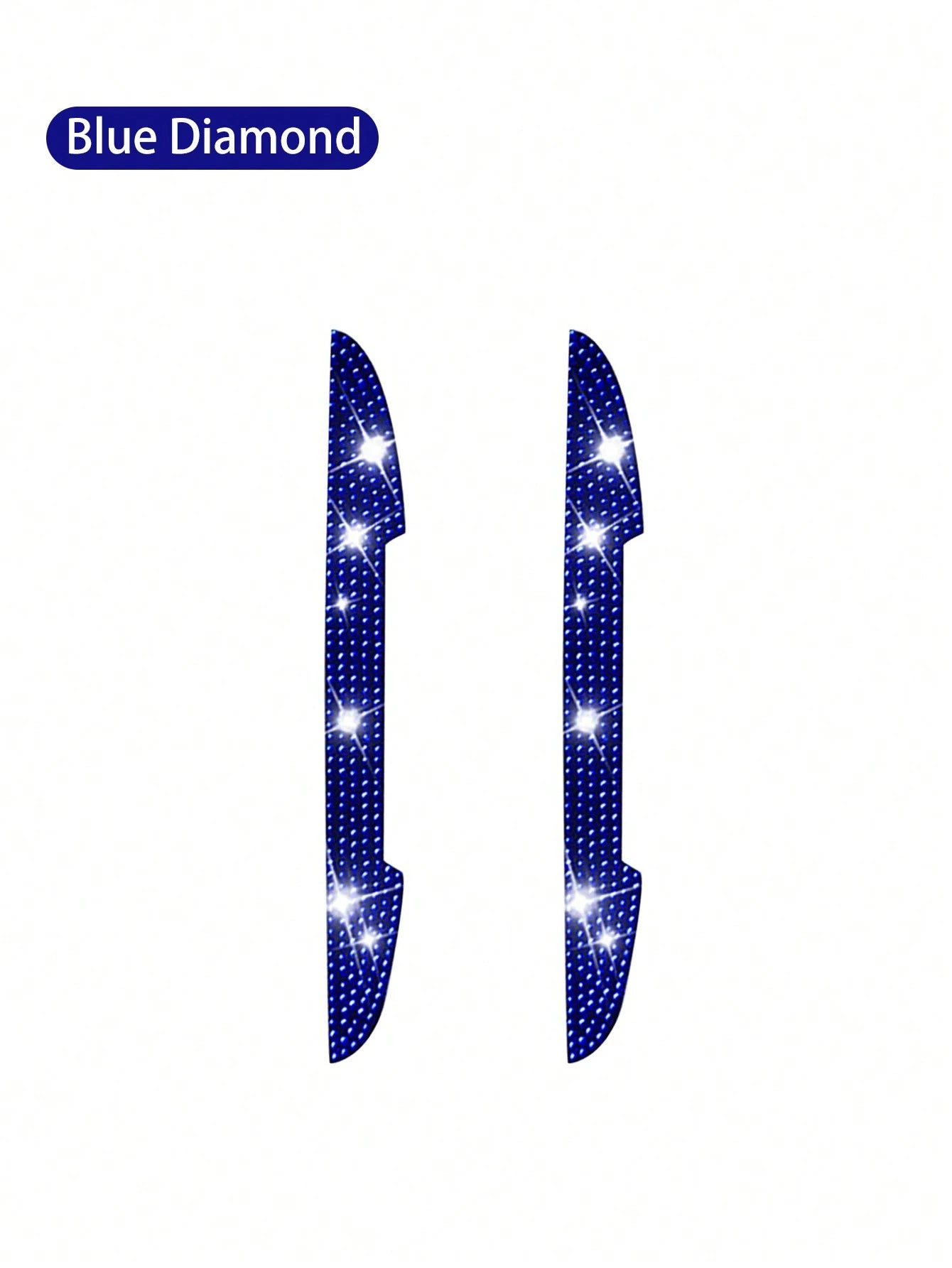 2pcs Multi-Color Car Rearview Mirror Anti-Collision Strips, Creative Decorative Rear View Mirror Scratch Protection Bumper Stickers, Unisex