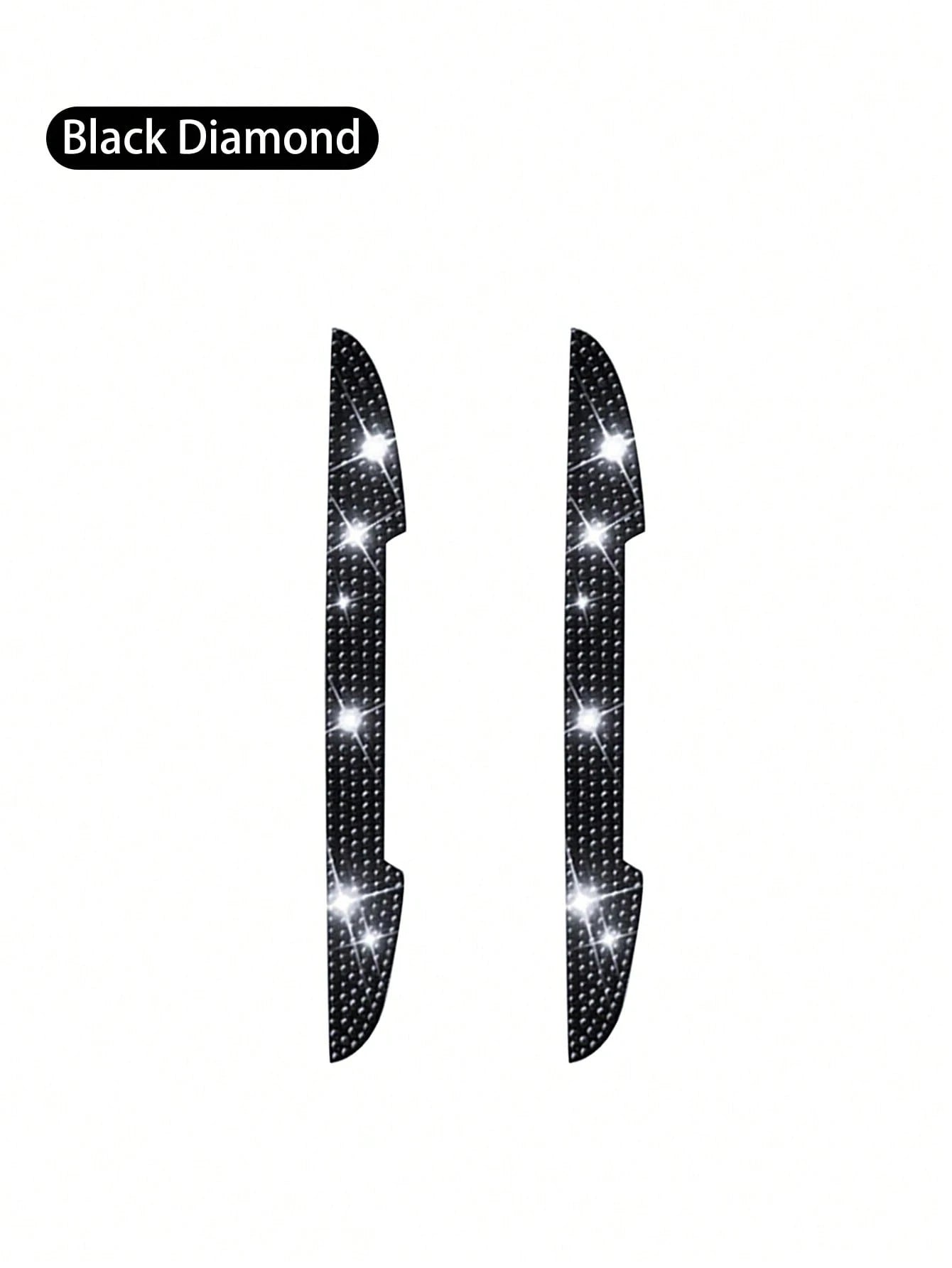 2pcs Multi-Color Car Rearview Mirror Anti-Collision Strips, Creative Decorative Rear View Mirror Scratch Protection Bumper Stickers, Unisex