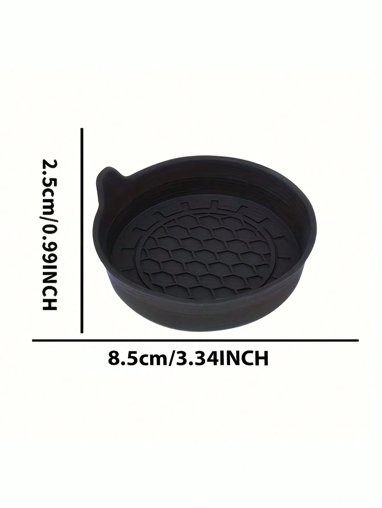 2pcs Premium Central Control Pad- Anti Slip, Dustproof, High-Quality Rubber, Red And Black Matching Design- Perfect For Protecting Your Car Interior