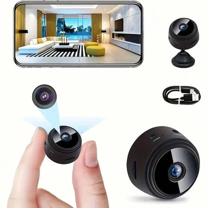 2pcs/Set 1080P HD Smart Camera, Supports Real-Time Video Streaming, Connects Via WiFi, Suitable For Portable Nanny Camera, Baby Monitor And Home Outdoor Pet Monitoring Camera. It Can Be Viewed Remotel