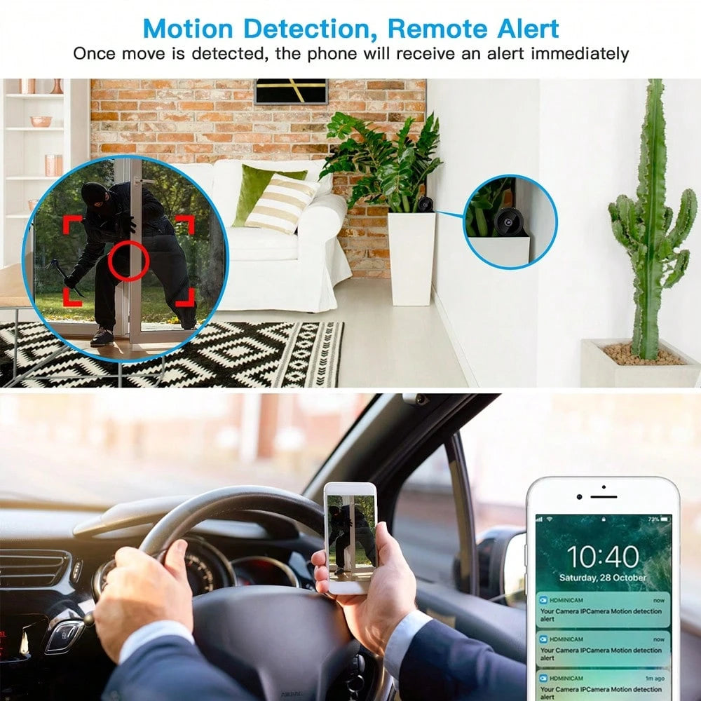 2pcs/Set 1080P HD Smart Camera, Supports Real-Time Video Streaming, Connects Via WiFi, Suitable For Portable Nanny Camera, Baby Monitor And Home Outdoor Pet Monitoring Camera. It Can Be Viewed Remotel