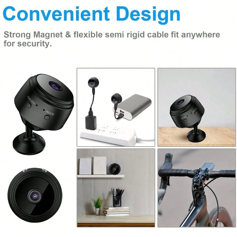2pcs/Set 1080P HD Smart Camera, Supports Real-Time Video Streaming, Connects Via WiFi, Suitable For Portable Nanny Camera, Baby Monitor And Home Outdoor Pet Monitoring Camera. It Can Be Viewed Remotel
