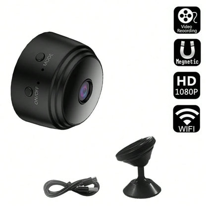 2pcs/Set 1080P HD Smart Camera, Supports Real-Time Video Streaming, Connects Via WiFi, Suitable For Portable Nanny Camera, Baby Monitor And Home Outdoor Pet Monitoring Camera. It Can Be Viewed Remotel