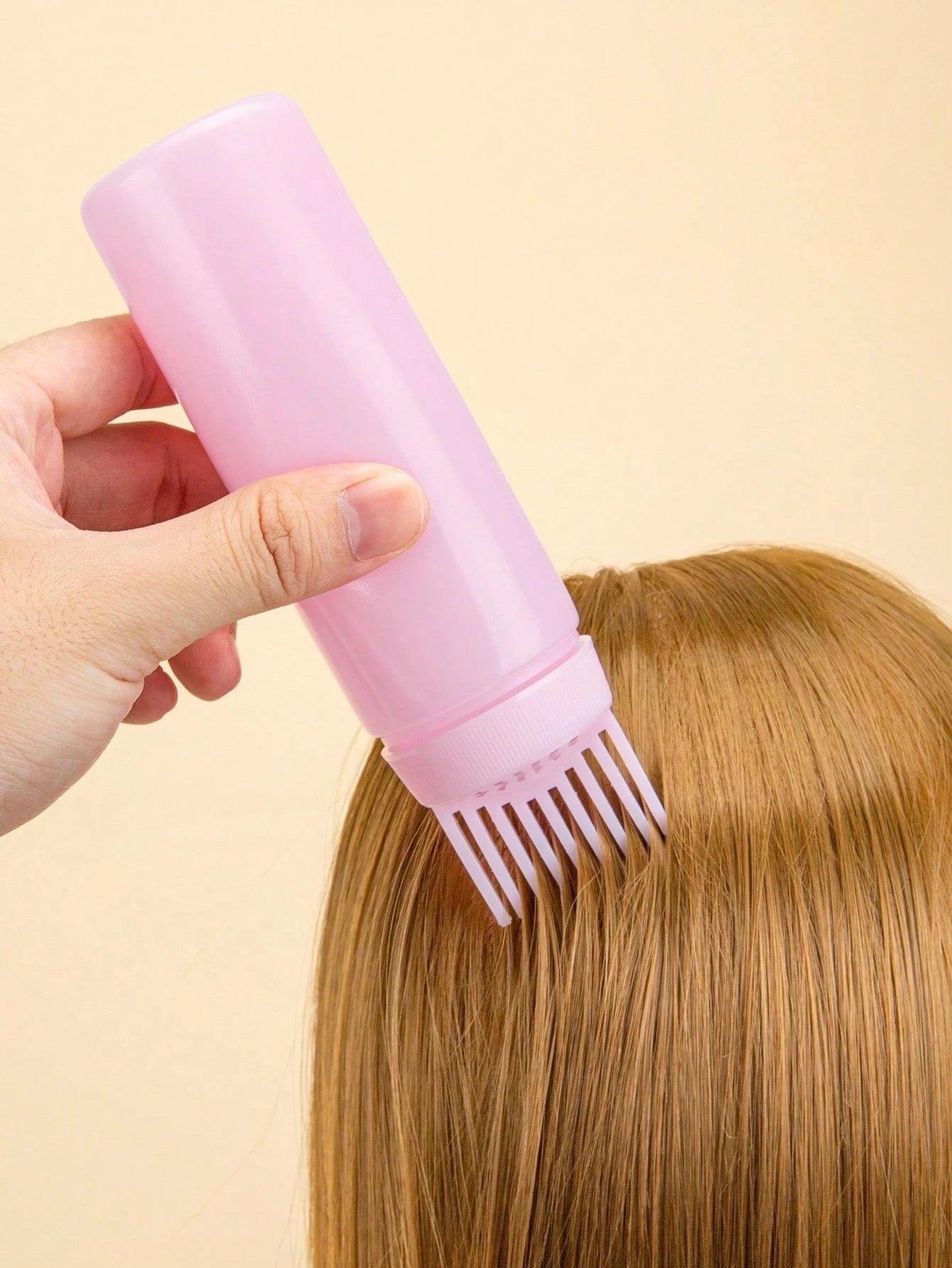 2pcs Set: Applicator Brush And Spray Bottle (180ml), Convenient And Quick Application, Precise And Effective Scalp Massage, Specially For Minoxidil Hair Growth Serum, Root Applicator Brush For Minoxid