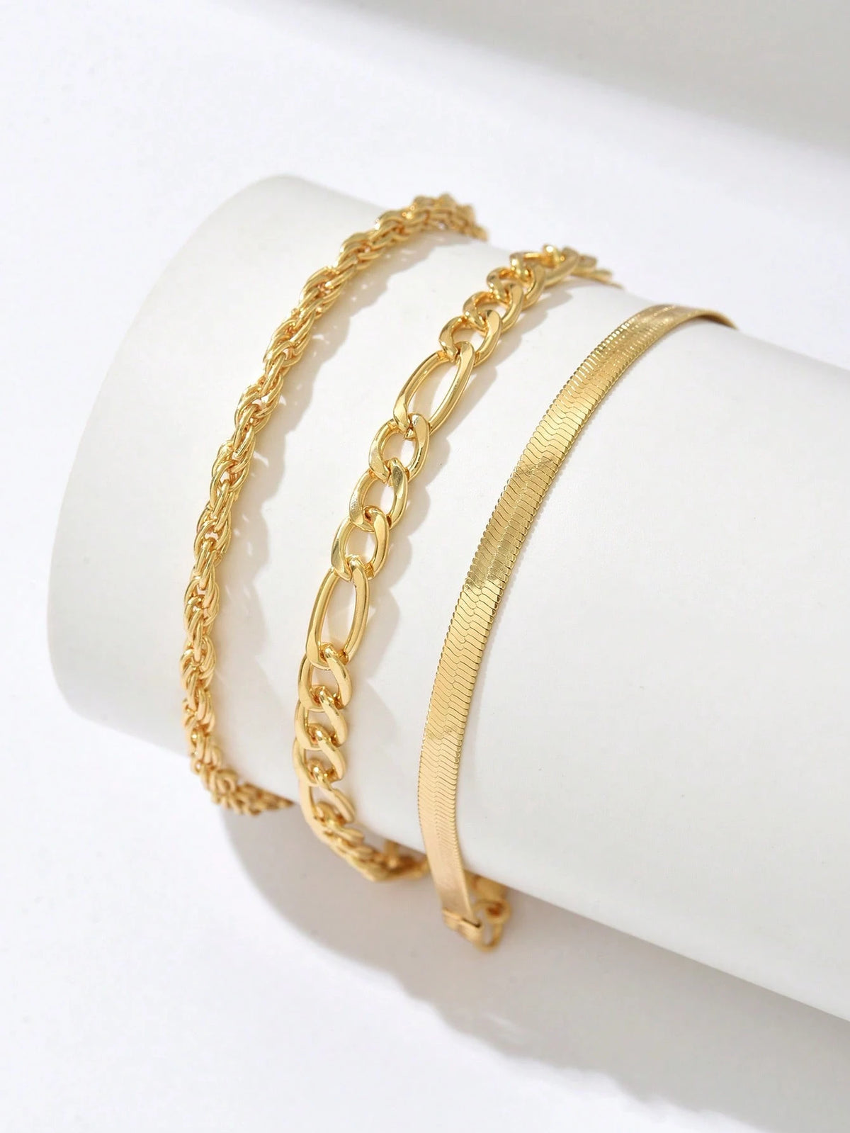 2pcs/Set Silver Multilayer Chain Unique Design Anklet, Beach & Street Style, Suitable For Women's Daily Wear, Great Gift For Female Friends