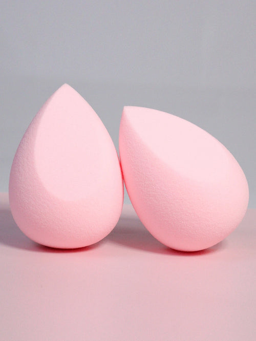 2PCS Soft Elastic Face Makeup Sponges Multifunctional Cosmetic Sponges For Concealer Cream Liquid Foundation And Loose Powder Application Portable Daily Bedroom Vanity Travel Practical Affordable Make
