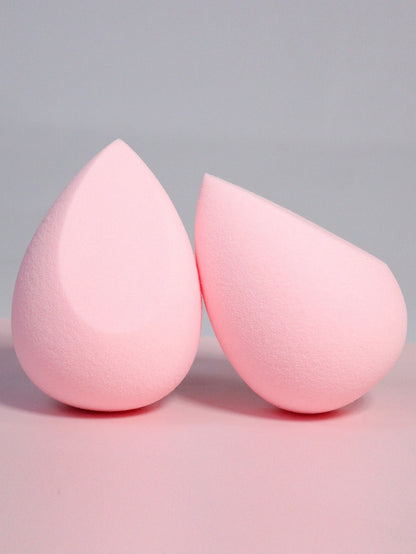 2PCS Soft Elastic Face Makeup Sponges Multifunctional Cosmetic Sponges For Concealer Cream Liquid Foundation And Loose Powder Application Portable Daily Bedroom Vanity Travel Practical Affordable Make