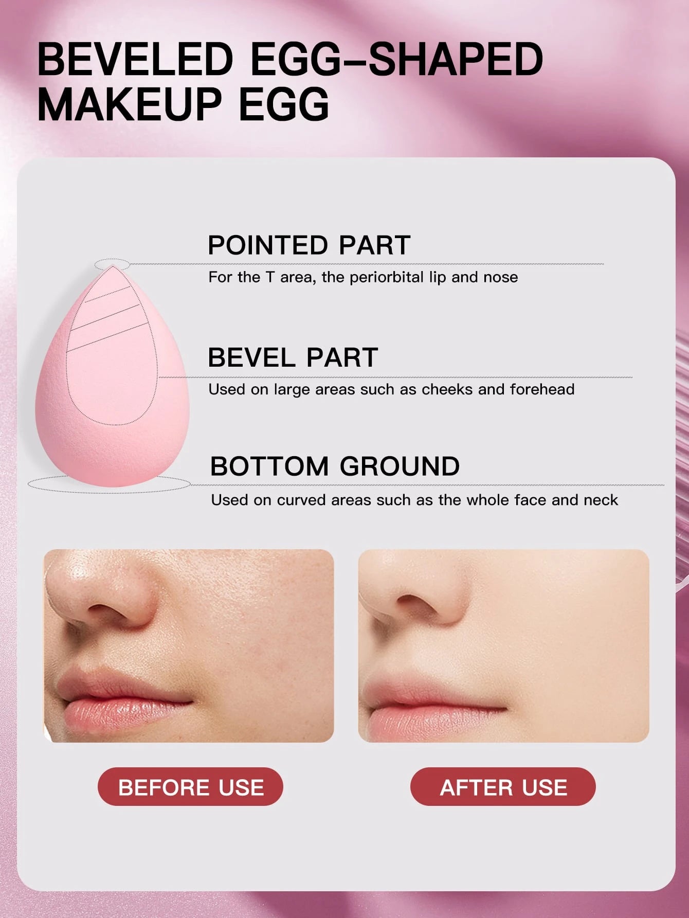 2PCS Soft Elastic Face Makeup Sponges Multifunctional Cosmetic Sponges For Concealer Cream Liquid Foundation And Loose Powder Application Portable Daily Bedroom Vanity Travel Practical Affordable Make