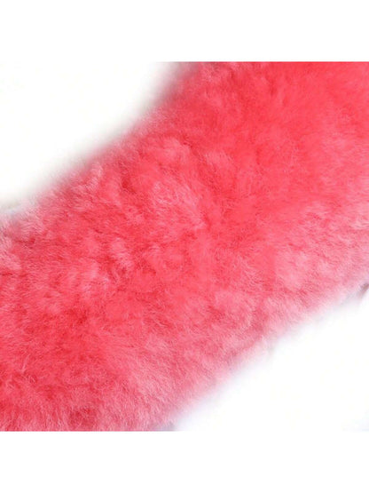 2pcs Soft Faux Rabbit Fur Car Seat Belt Cover Shoulder Pad, Neck Support Pillow, Winter Plush Seat Belt Cover, Suitable For Car Interior,Car Accessories