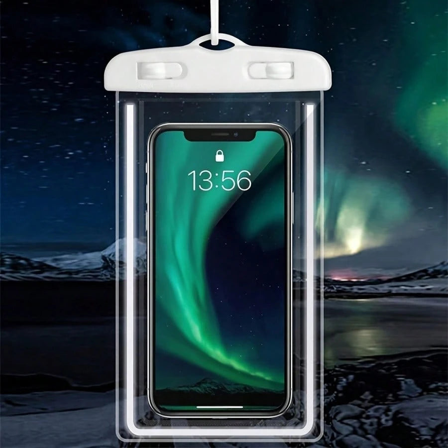 2pcs Waterproof Touchscreen Phone Waist Bag, Floating Dry Storage Phone Pouch With Adjustable Shoulder Strap, Suitable For Swimming, Diving, Beach, Surfing, Outdoor Activities Waterproof Phone Case