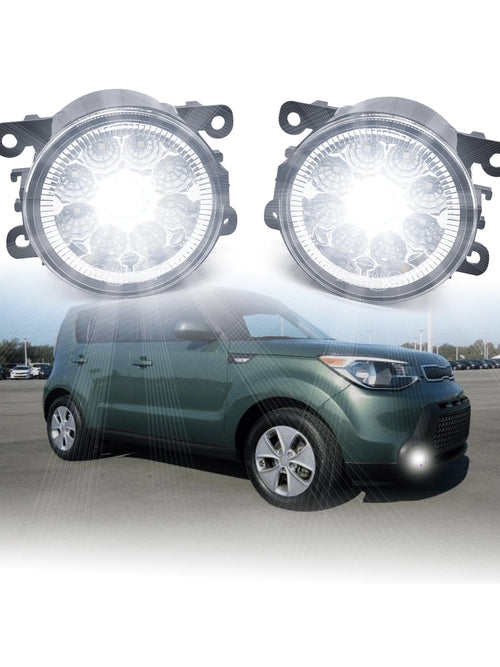 2x Fog Light Driving Lamp H11 110W For 2014 Kia Soul Base Hatchback 4-Door 1.6L