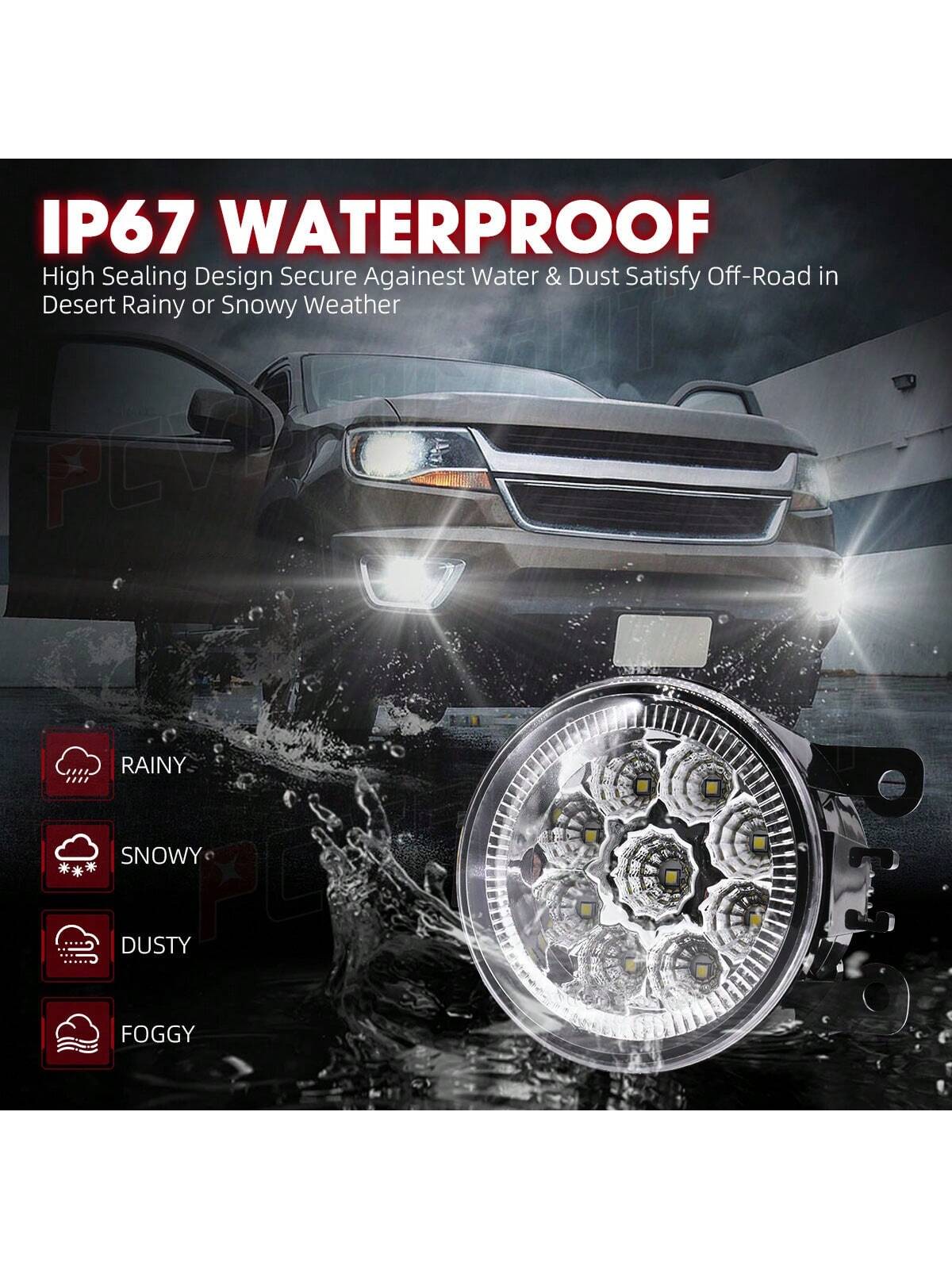 2x Fog Light Driving Lamp H11 110W For 2014 Kia Soul Base Hatchback 4-Door 1.6L