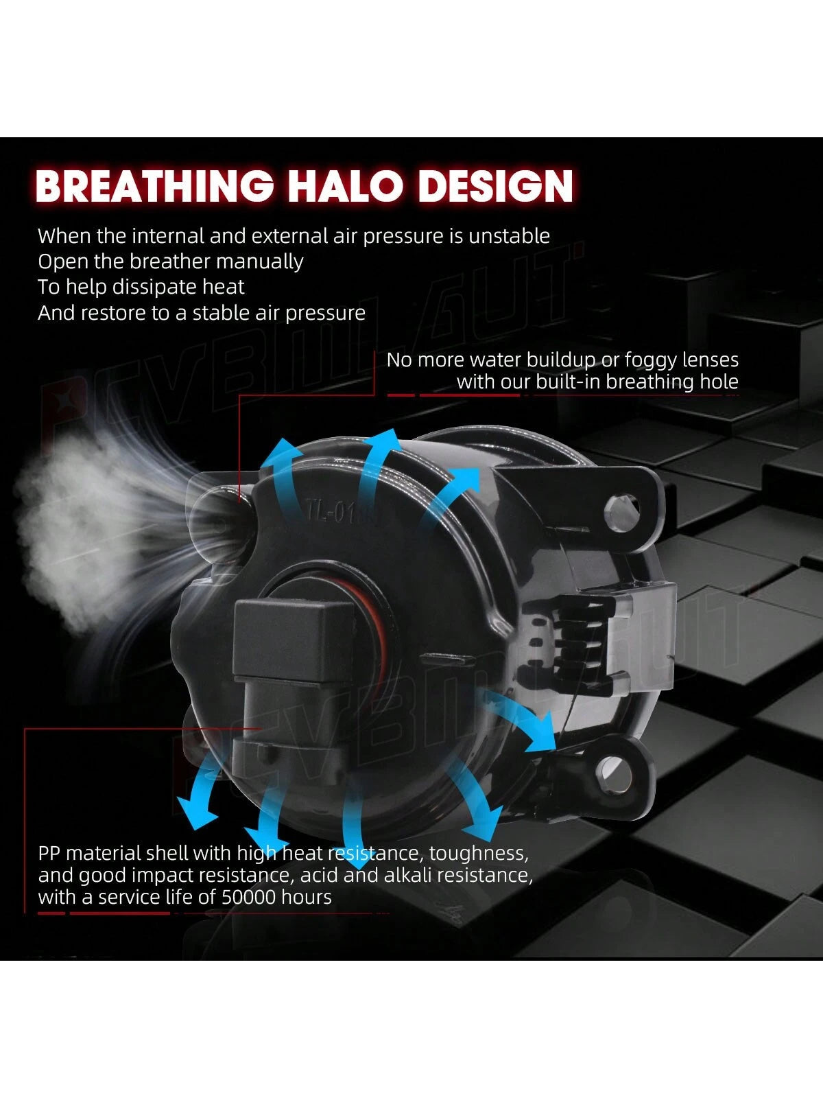 2x Fog Light Driving Lamp H11 110W For 2014 Kia Soul Base Hatchback 4-Door 1.6L