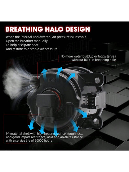 2x Fog Light Driving Lamp H11 110W For 2014 Kia Soul Base Hatchback 4-Door 1.6L