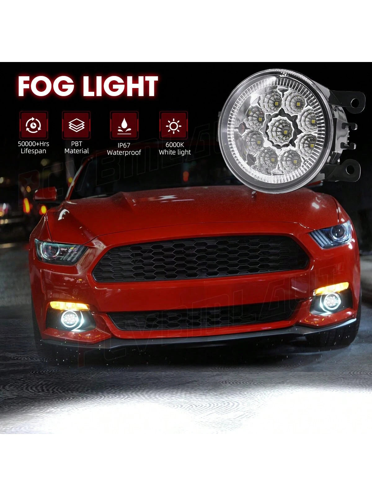 2x Fog Light Driving Lamp H11 110W For 2014 Kia Soul Base Hatchback 4-Door 1.6L