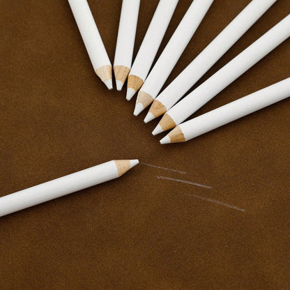 3/5/10Pcs White Fabric Marking Pencil, No Smudge & Easy Erase Tailor Chalk Pencil, DIY Sewing Weaving Cloth Leather Marking Tool Sewing Accessories
