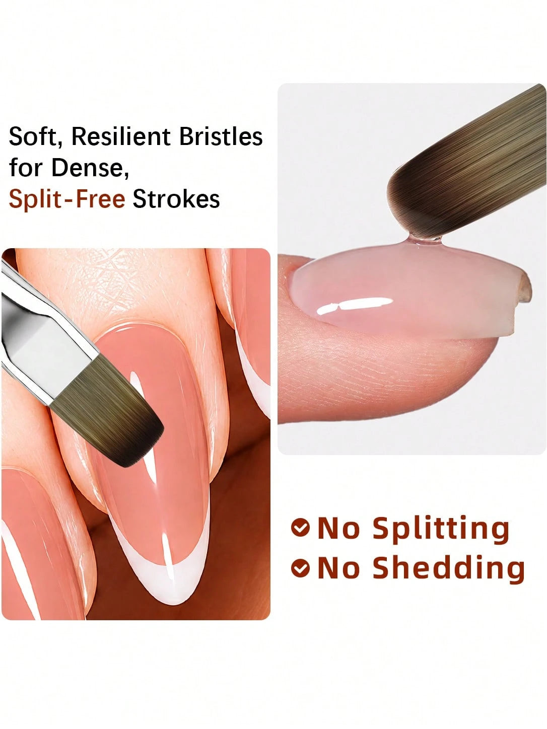 3/6pcs Butterfly Rhinestone Sandalwood Nail Art Brush Set, Professional Detachable French Liner Ombre Gel Polish Plaid Painting Brushes Kit