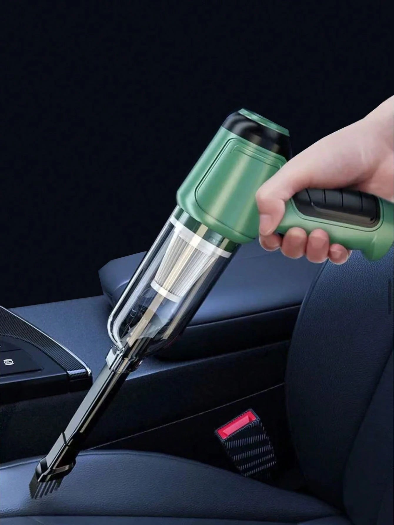 3-In-1 Car Vacuum Cleaner, Powerful Suction, Portable Compact Handheld Wireless Vacuum, Suitable For Wet And Dry Cleaning