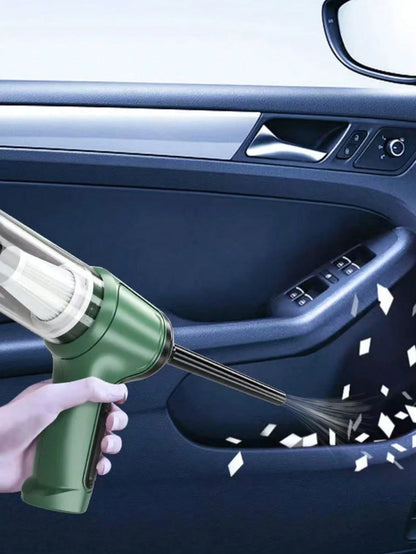3-In-1 Car Vacuum Cleaner, Powerful Suction, Portable Compact Handheld Wireless Vacuum, Suitable For Wet And Dry Cleaning