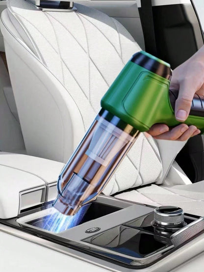 3-In-1 Car Vacuum Cleaner, Powerful Suction, Portable Compact Handheld Wireless Vacuum, Suitable For Wet And Dry Cleaning