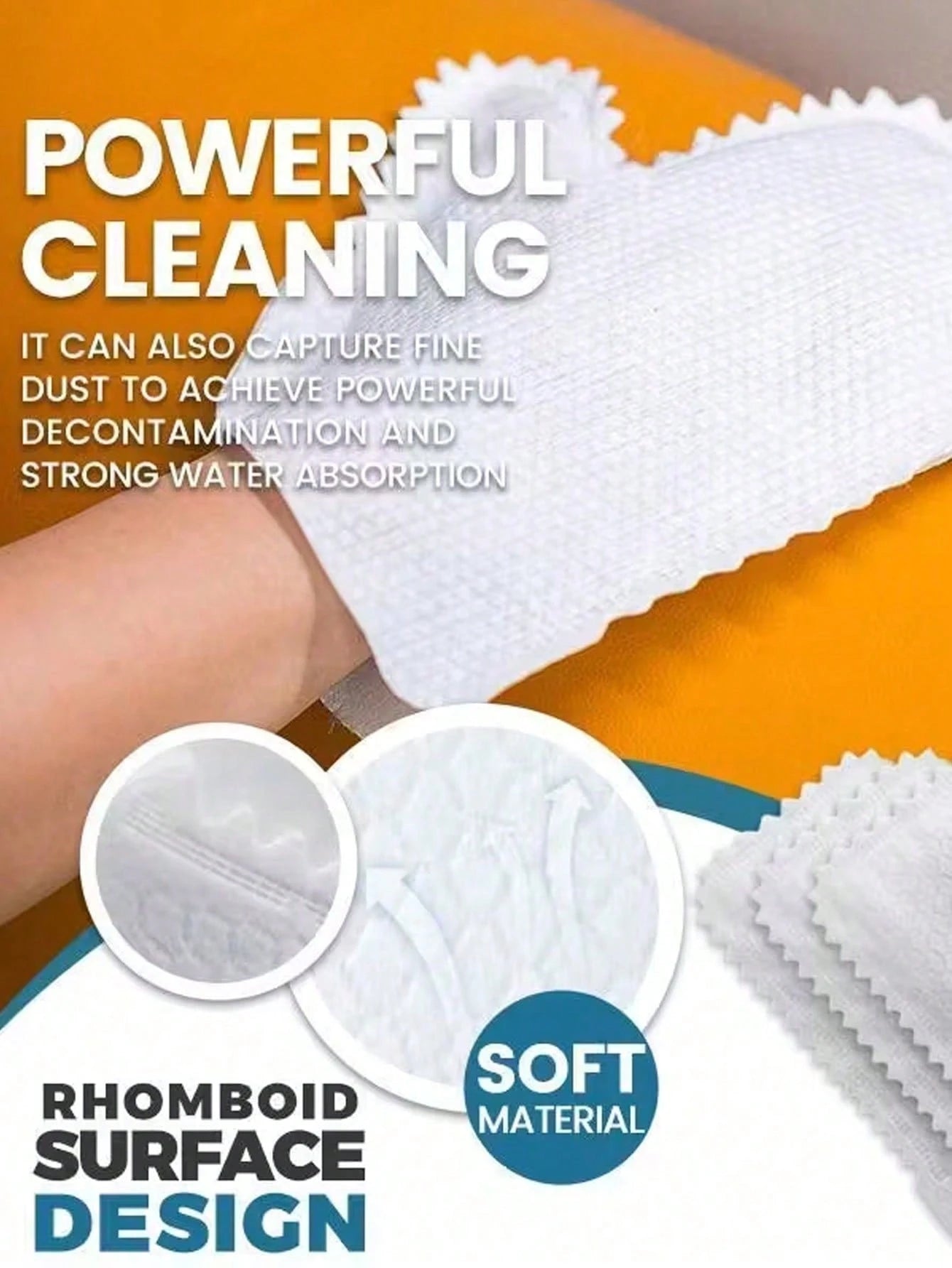 30/10/1 Microfiber Dust Cleaning Gloves, Household Dust Cleaning Gloves, Multi-Functional Wet And Dry Use, Can Be Used As A Window Cleaning Tool, Household Items. Suitable For Cleaning Kitchens, Livin