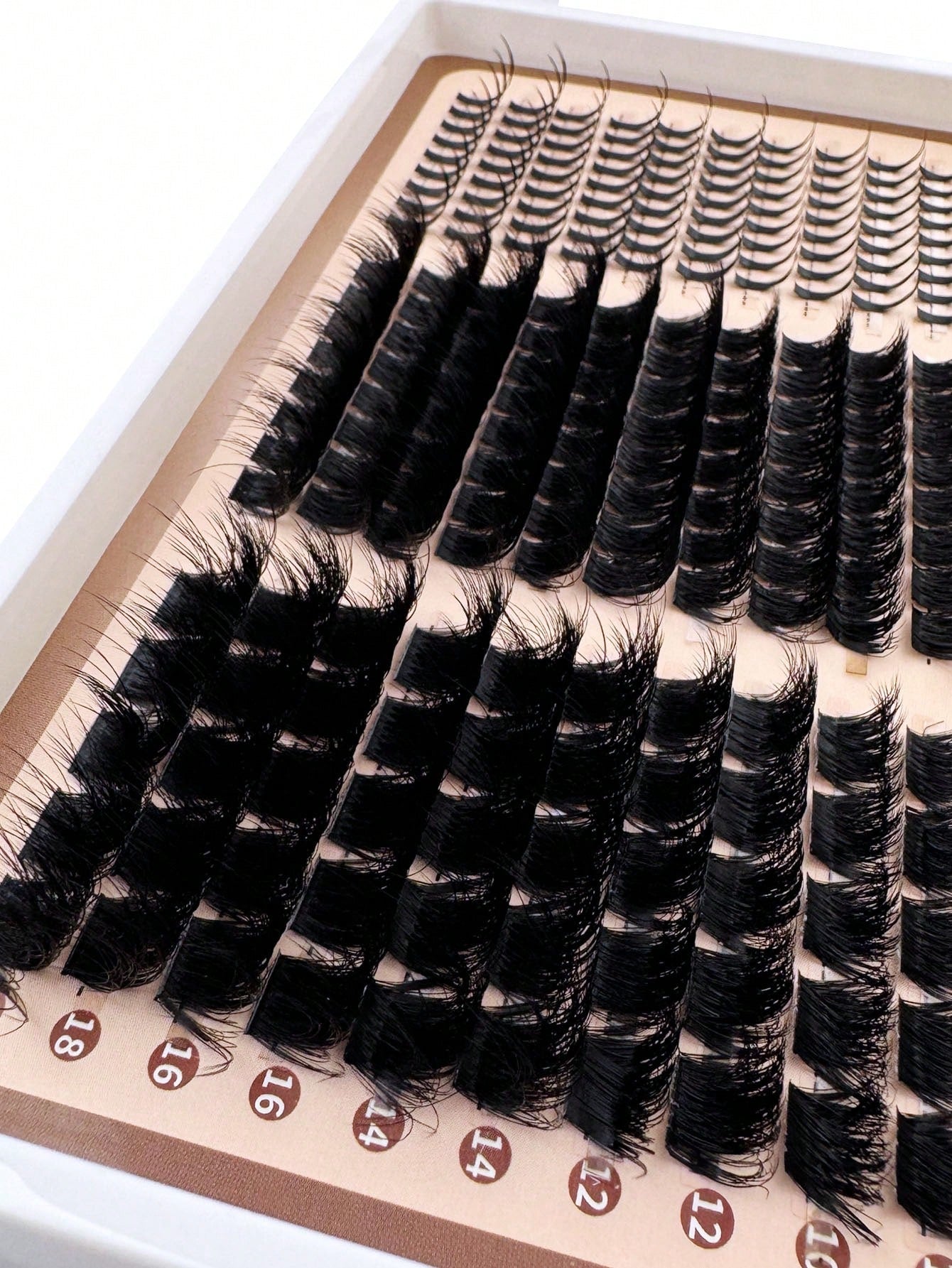 300D/200D/160D/120D/100D/80D/60D Spiky Lash Clusters & Lower Lashes, 190pcs/260pcs/240pcs/220pcs/290pcs Fluffy & Thick Cartoon Natural Spiky Cluster False Eyelashes, Fairy Cluster Lashes, Thin Cartoon