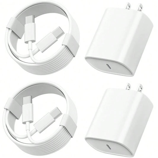30W Phone Charger Fast Charging Wall Adapter + 3.3ft/100cm High-Efficiency Data Transfer Fast Charging Cable Compatible With IPhone 17 Pro Max/17 Pro/17/Air/16/15/ S25/S24/S23/S22/S21/S20/ Series