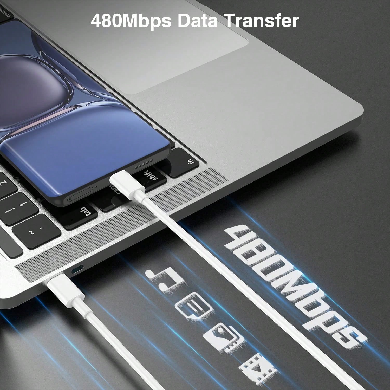 30W Phone Charger Fast Charging Wall Adapter + 3.3ft/100cm High-Efficiency Data Transfer Fast Charging Cable Compatible With IPhone 17 Pro Max/17 Pro/17/Air/16/15/ S25/S24/S23/S22/S21/S20/ Series
