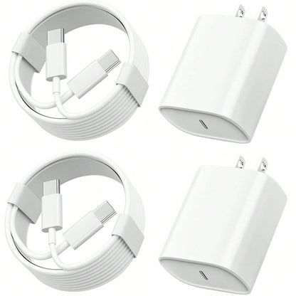 30W Phone Charger Fast Charging Wall Adapter + 3.3ft/100cm High-Efficiency Data Transfer Fast Charging Cable Compatible With IPhone 17 Pro Max/17 Pro/17/Air/16/15/ S25/S24/S23/S22/S21/S20/ Series