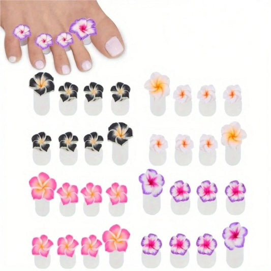 32 Pcs Silicone Rubber Toe Separators, Soft Gel Toe Separators, ReusableToe Spacers, DurableToe Cushion Pads, Washable Nail Separator, Separators For Foot Care, Nail Art Tools, Nail Styling Tools, Han