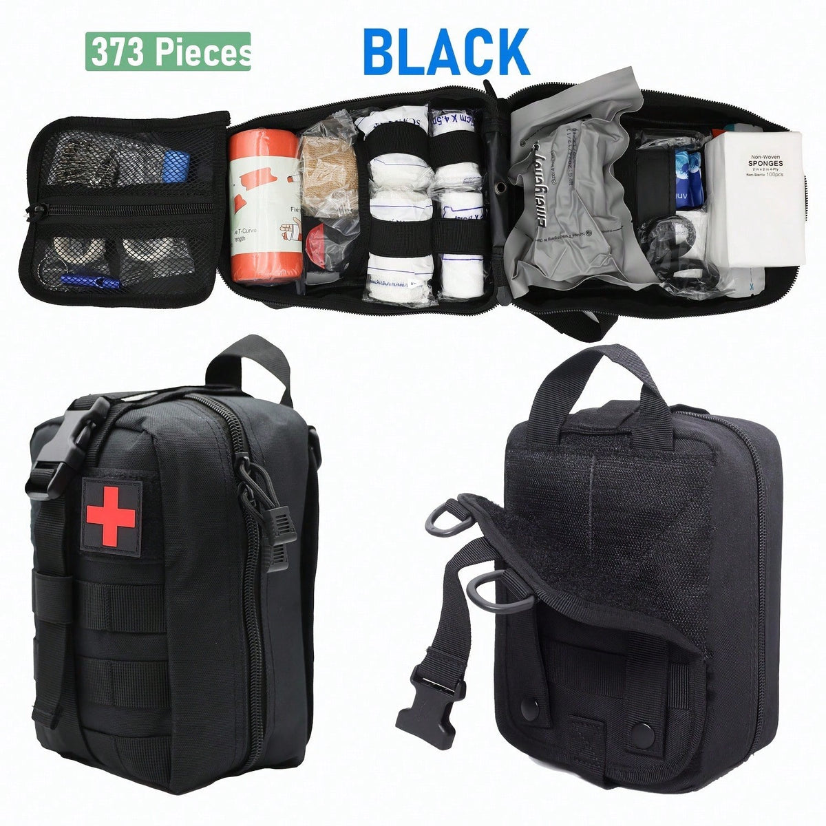 358 Survival Kits-All-In-One Emergency Supplies, Trauma Care Tools And Portable Outdoor Equipment-Ideal Gifts For Men, Fathers, Husbands And Sons (Excluding Batteries/Electronic Equipment).